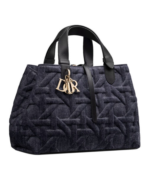 Christian Dior Medium Dior Toujours Bag Dark Blue
